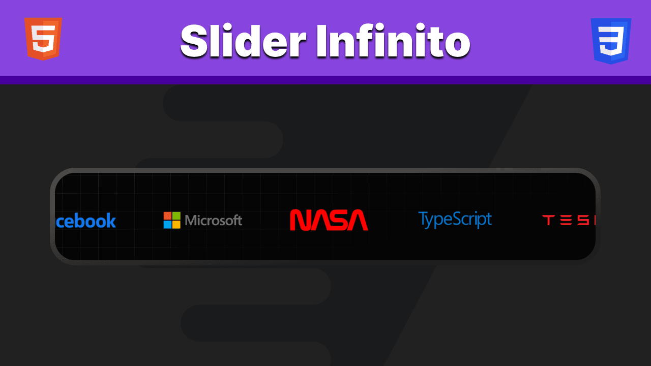 Slide infinito con solo HTML y CSS